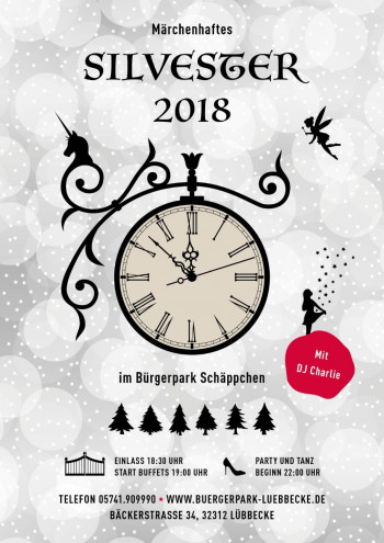 Silvesterparty mit DJ Charlie im Bürgerpark Schäppchen Lübbecke 