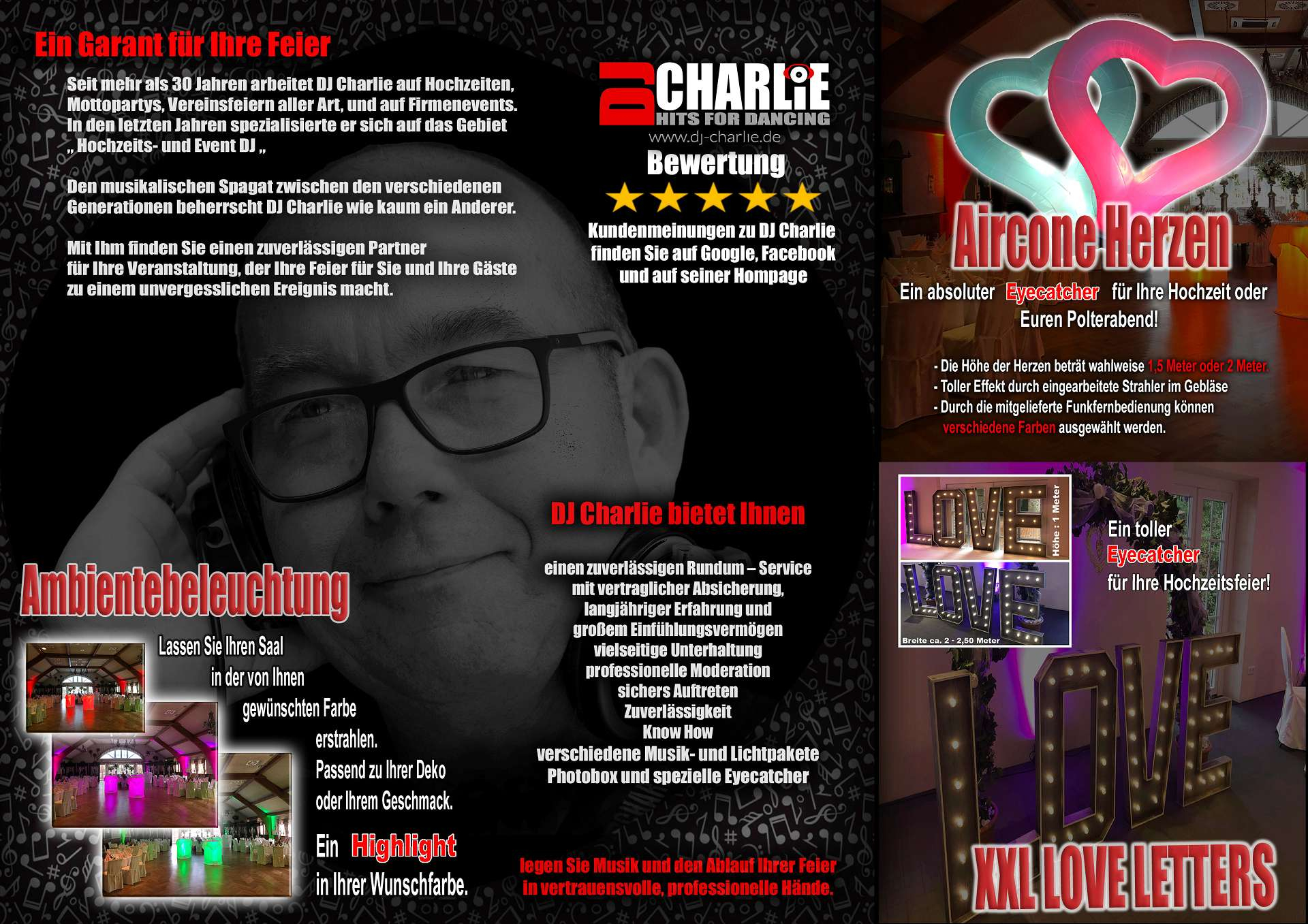 Flyer von DJ Charlie